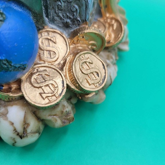 SANTA MUERTE 7 color Statue 12", 7 color Candle Fixed & incense Altar Bundle - Picture 9 of 16